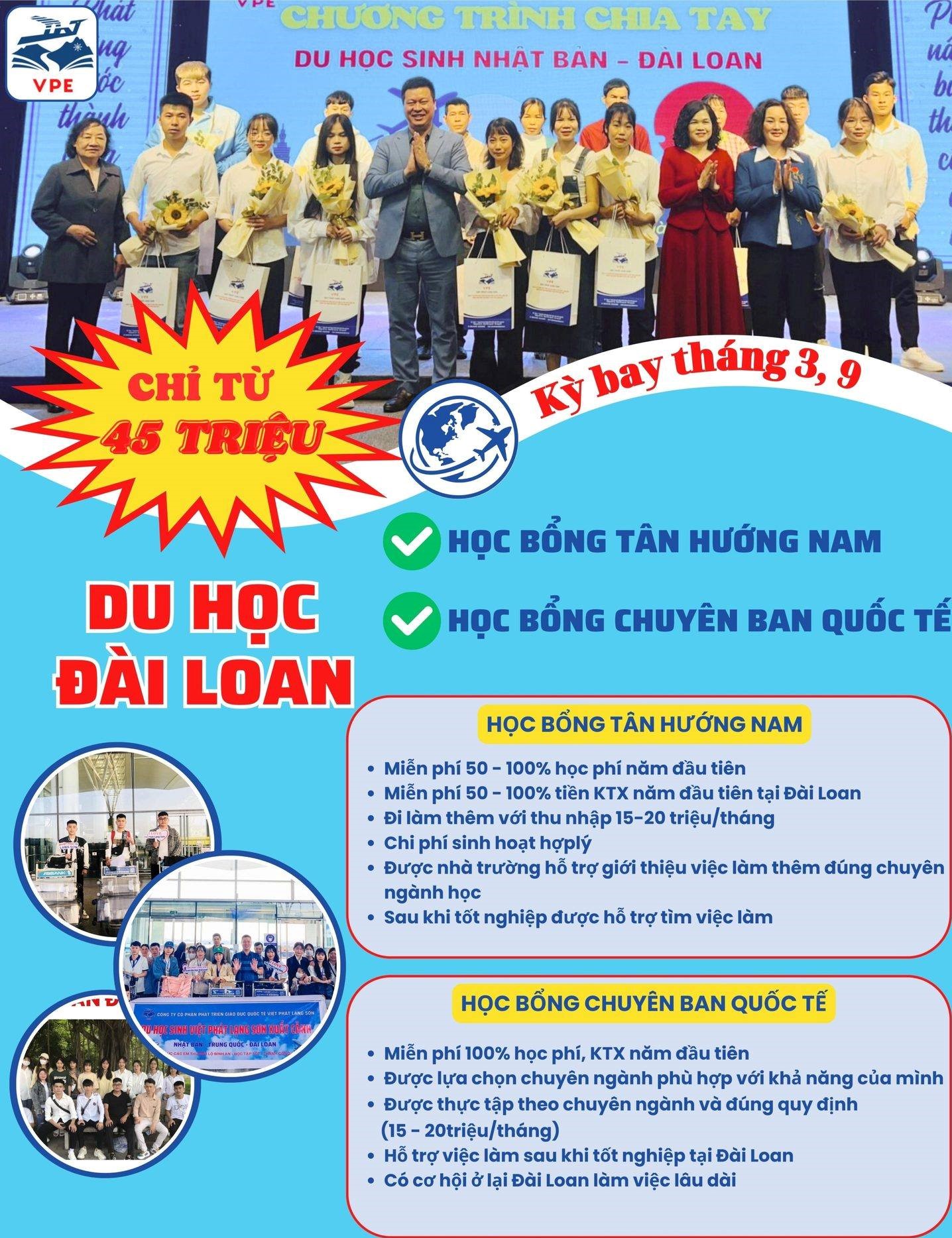 DU HỌC SINH ĐÀI LOAN HỆ VỪA HỌC VỪA LÀM DIỆN HỌC BỔNG